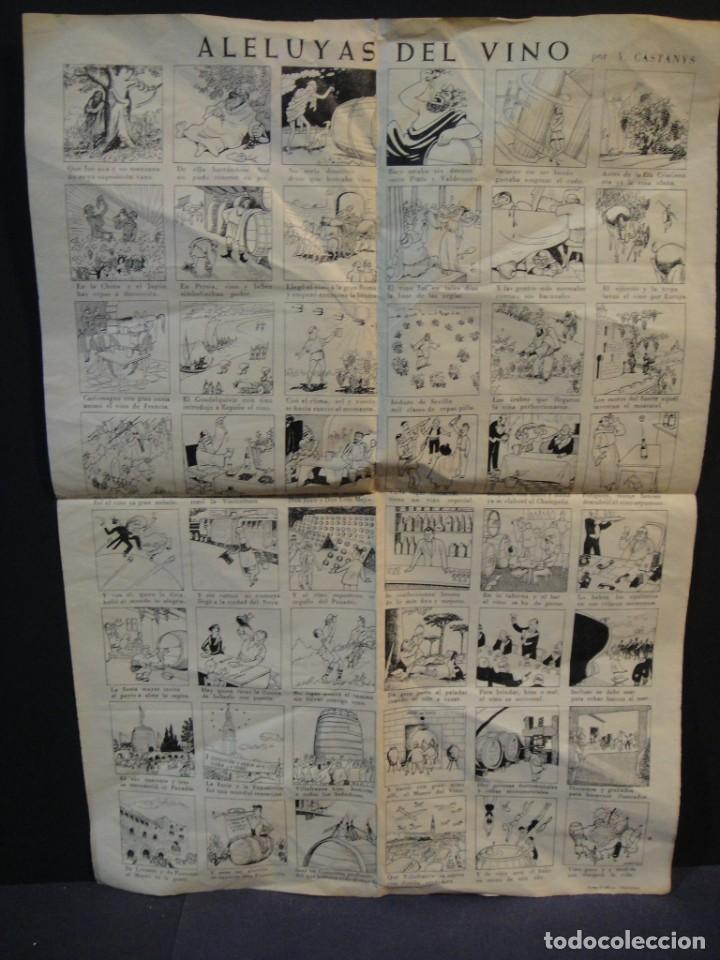 Coleccionismo: aleluyas del vino - v. castanys - graficas villafranca