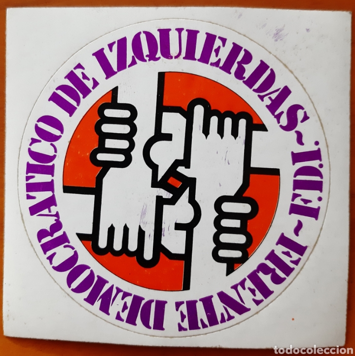 Collecting paper: Pegatina propaganda electoral. A&ntilde;os 70