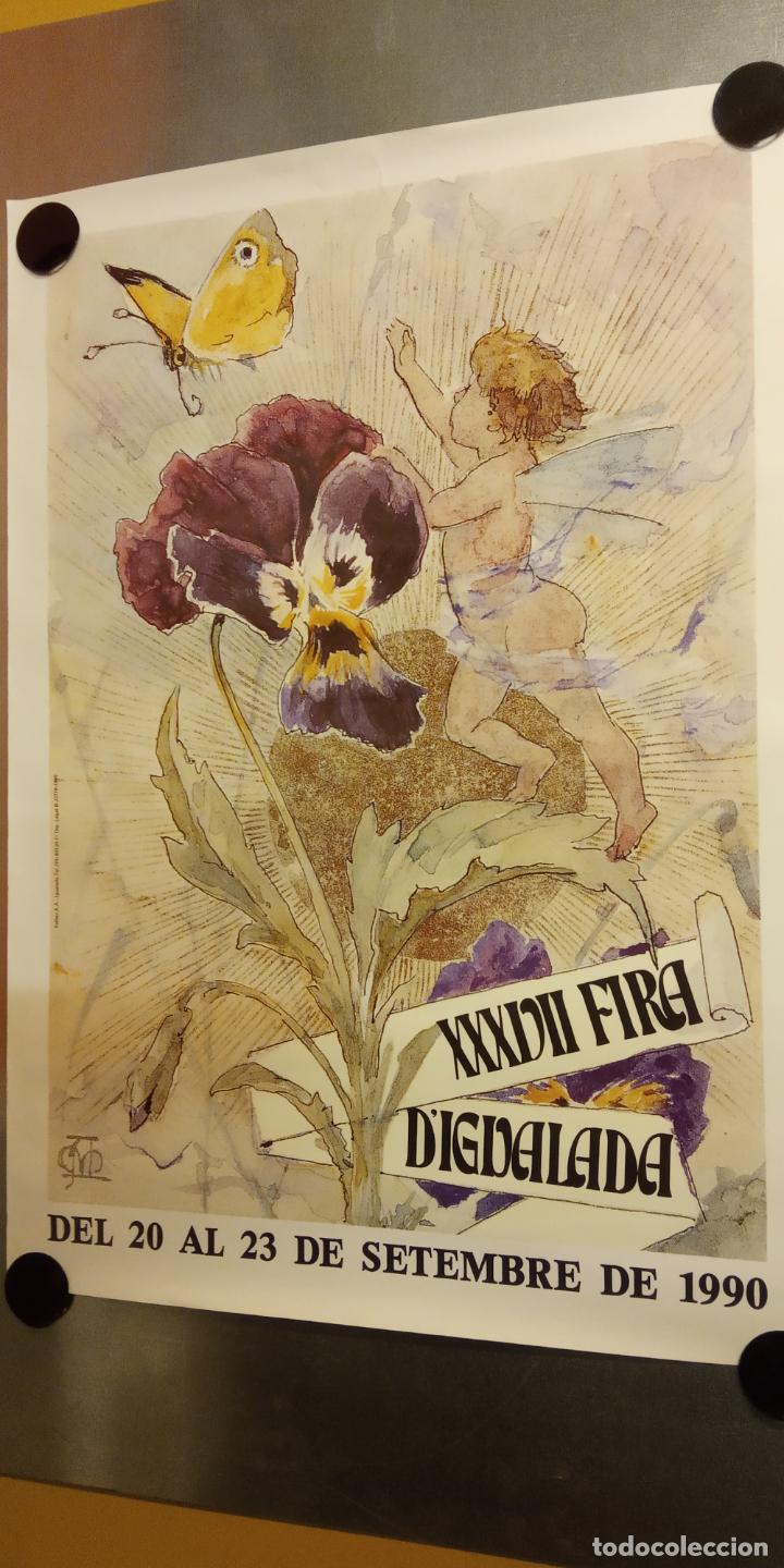Coleccionismo: XXXVII FIRA D'IGUALADA 1990. MEDIDAS 90*62 CM.