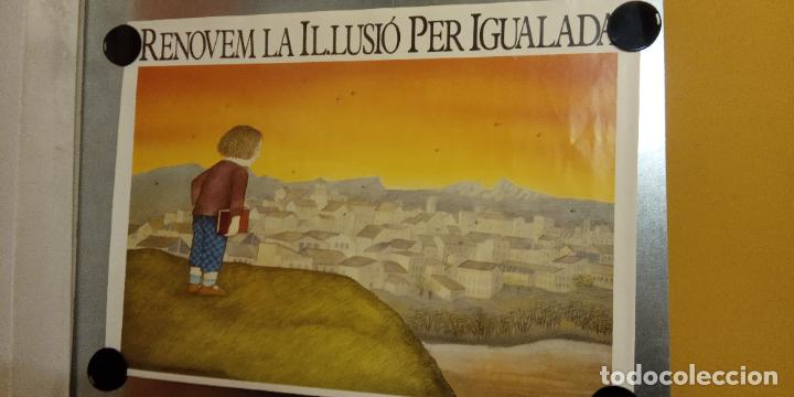 Coleccionismo: RENOVEM LA IL&middot;LUSI&Oacute; PER IGUALADA. MEDIDAS 70*50 CM.