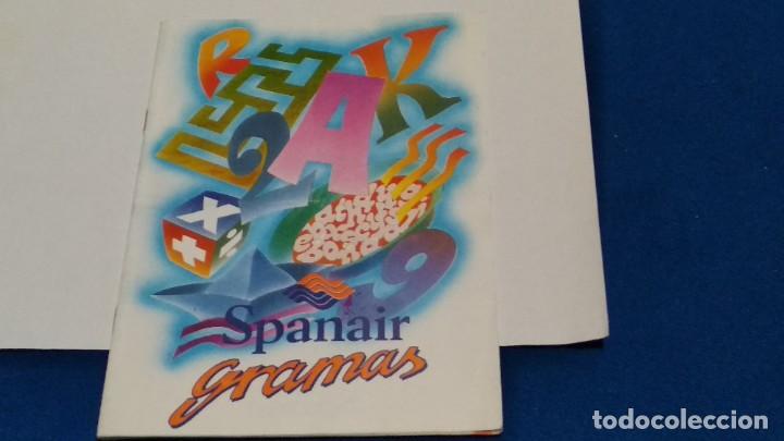 Collezionismo: PASATIEMPOS SPANAIR - GRAMAS 20 PAGINAS - DE LOS 90 - VER FOTOS