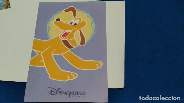 Coleccionismo: DISNEYLAND PARIS FOLLETO 1999 RESERVA COMIDA MERIENDA CON PLUTO - SIN USAR