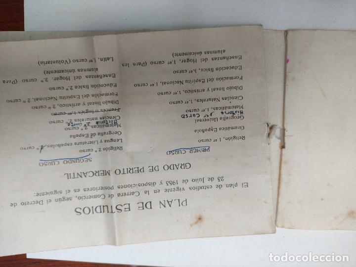 Coleccionismo: Programa Escuela Comercio, palma 1953 - Foto 2