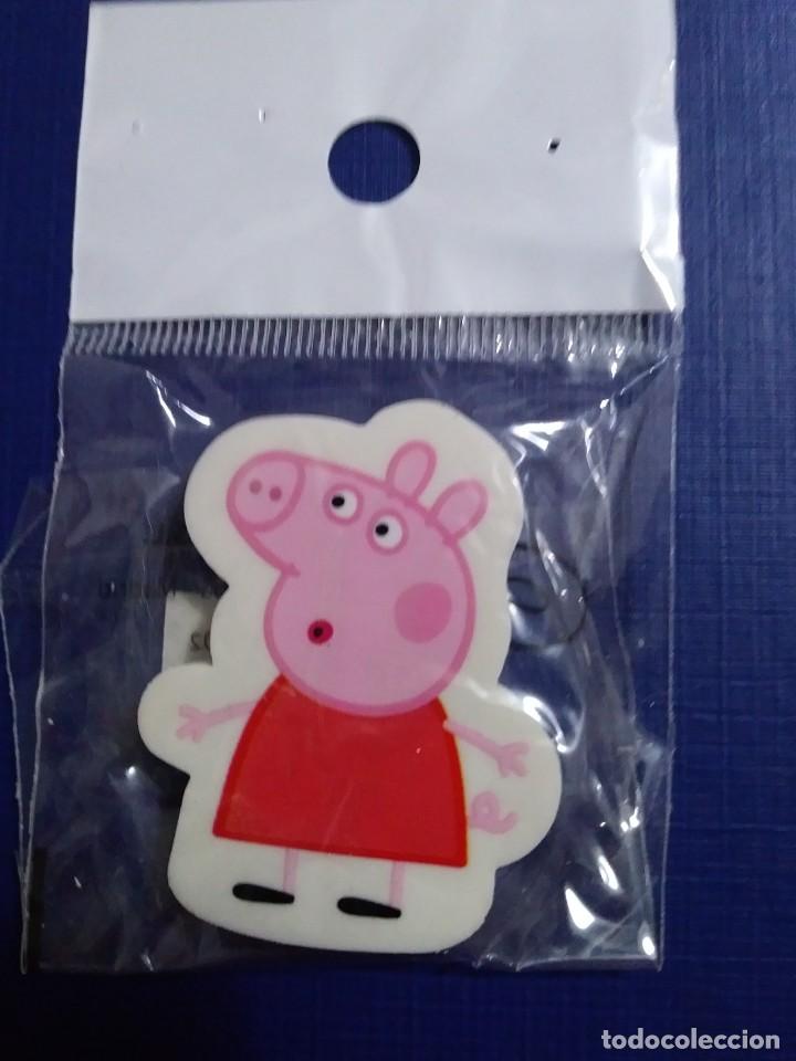Coleccionismo: LOTE 2 GOMAS DE BORRAR DE PEPPA PIG - Foto 3