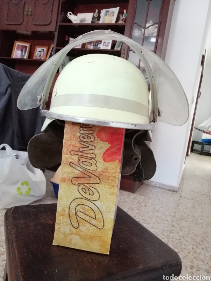 Coleccionismo: Casco Bombero Aleman M34-35 Schuberth - Foto 4
