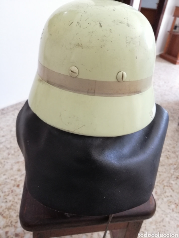 Coleccionismo: Casco Bombero Aleman M34-35 Schuberth - Foto 8