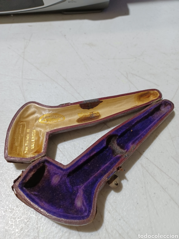 Coleccionismo: Muy antigua funda para pipa J SOMMER PARIS S. XIX