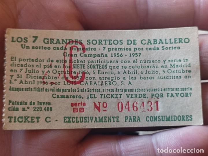 Coleccionismo: PONCHE CABALLETO PARTICIPACION SORTEO RENAULT 4 VESPA 1956 1957 PAPEL FINO 8 X 4 CMS 046431