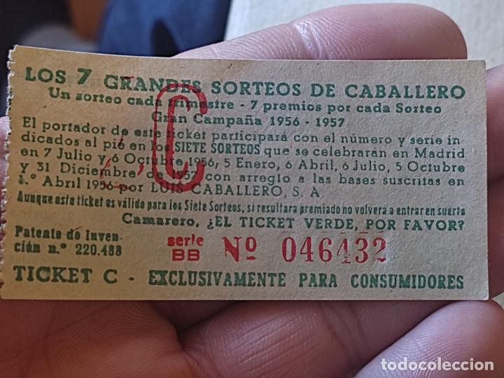 Coleccionismo: PONCHE CABALLETO PARTICIPACION SORTEO RENAULT 4 VESPA 1956 1957 PAPEL FINO 8 X 4 CMS 046432