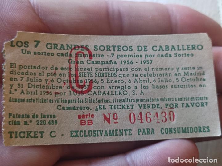 Coleccionismo: PONCHE CABALLETO PARTICIPACION SORTEO RENAULT 4 VESPA 1956 1957 PAPEL FINO 8 X 4 CMS 046430