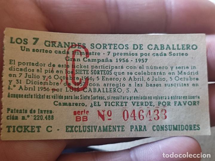Coleccionismo: PONCHE CABALLETO PARTICIPACION SORTEO RENAULT 4 VESPA 1956 1957 PAPEL FINO 8 X 4 CMS 046433