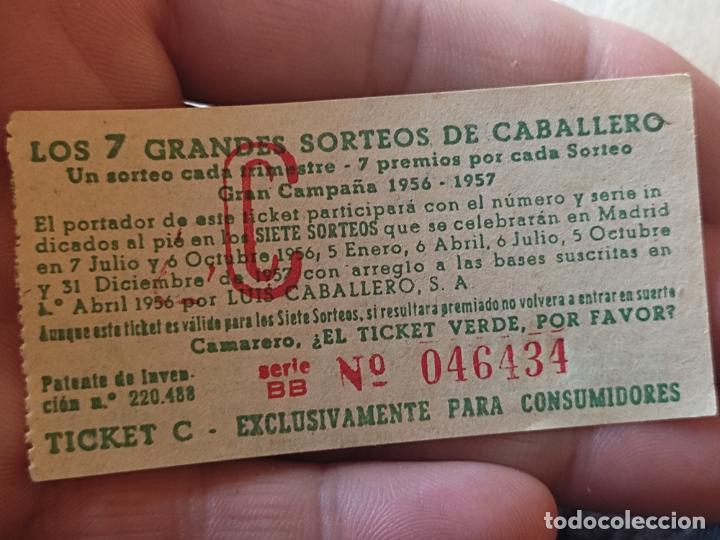 Coleccionismo: PONCHE CABALLETO PARTICIPACION SORTEO RENAULT 4 VESPA 1956 1957 PAPEL FINO 8 X 4 CMS 046434