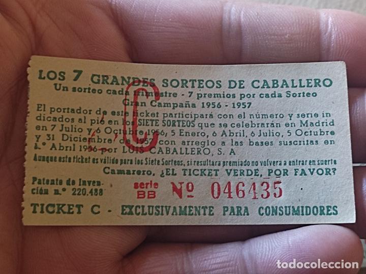 Coleccionismo: PONCHE CABALLETO PARTICIPACION SORTEO RENAULT 4 VESPA 1956 1957 PAPEL FINO 8 X 4 CMS 046435
