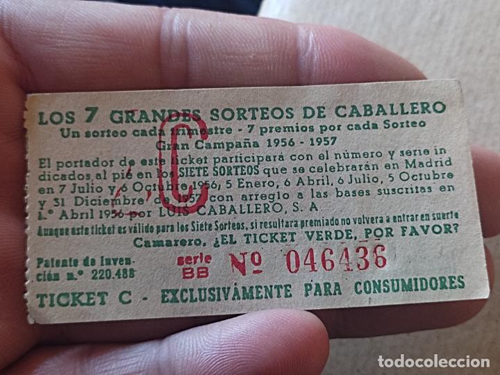 Coleccionismo: PONCHE CABALLETO PARTICIPACION SORTEO RENAULT 4 VESPA 1956 1957 PAPEL FINO 8 X 4 CMS 046436