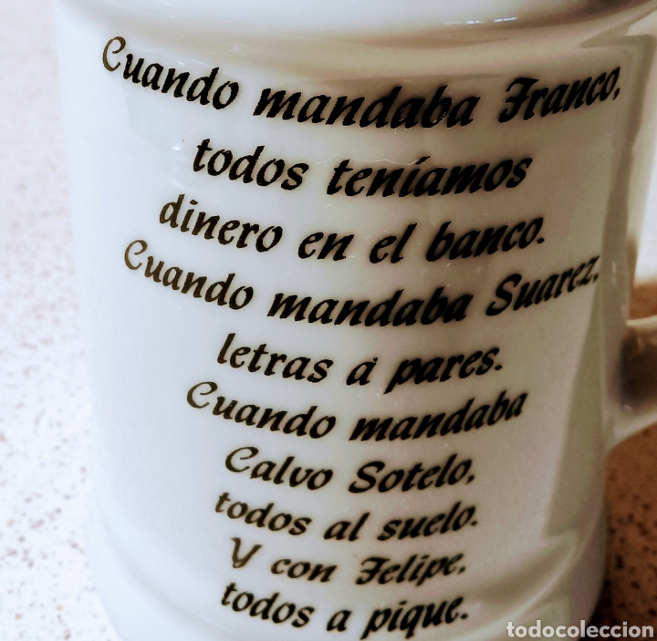 Coleccionismo: JARRA CON FRASE - Foto 1