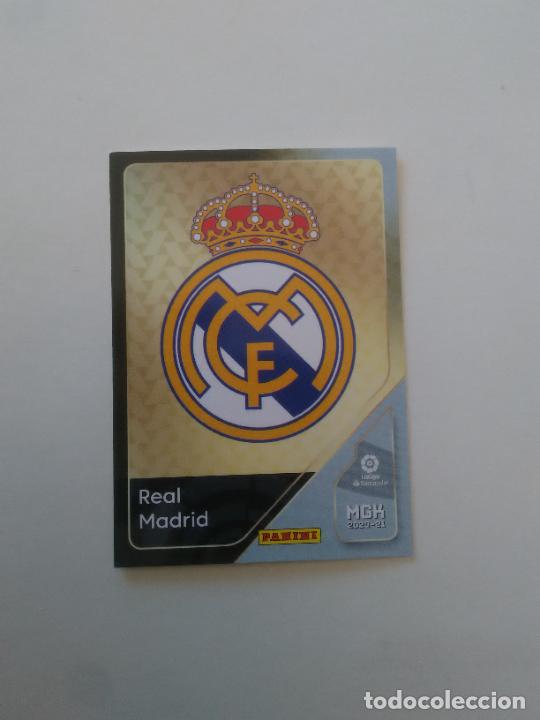 Collecting: 217 ESCUDO LOGO REAL MADRID MGKS CARD CROMO TARJETA MEGACRACKS PANINI LIGA FUTBOL 2020-2021 20-21