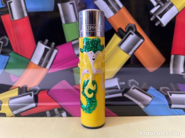 Coleccionismo: Mechero clipper relieve NUEVO ( never used )