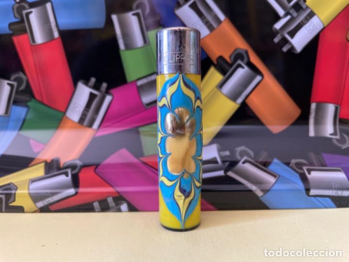 Coleccionismo: Mechero clipper relieve NUEVO ( never used )