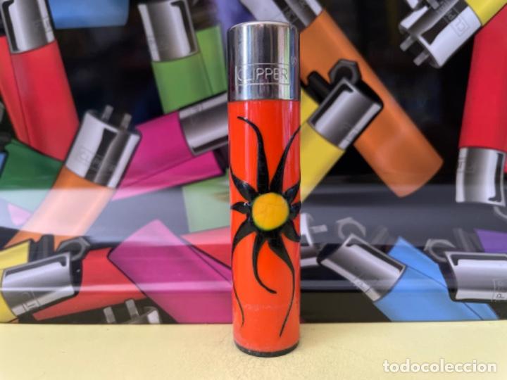 Coleccionismo: Mechero clipper relieve