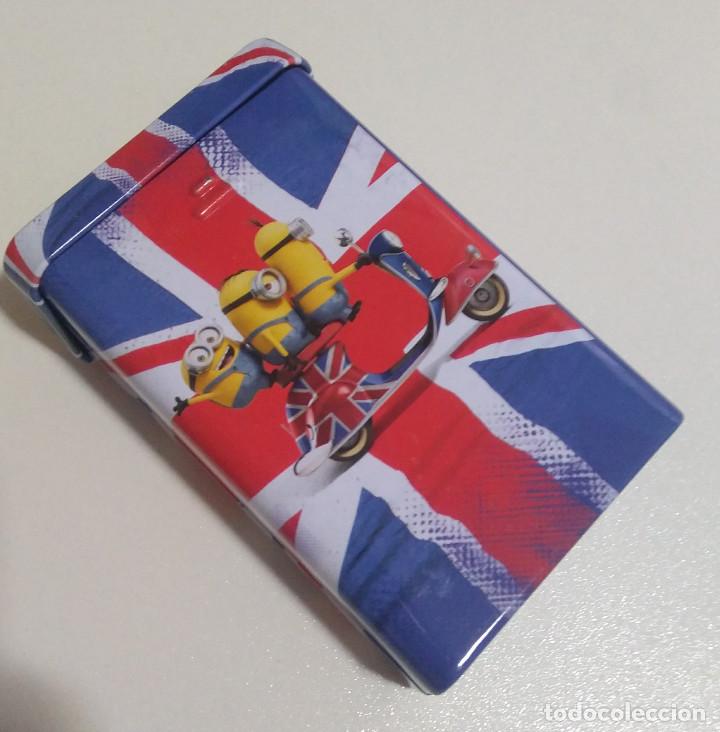 Coleccionismo: lata minions carrefour metalica metal vespa gran breta&ntilde;a promocional minion pelicula