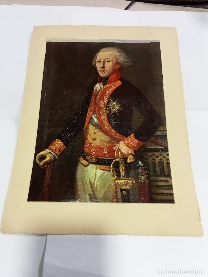 Colecionismo: LAMINA. CUADRO PINTURA. CARLOS IV DE ESPA&Ntilde;A?. 17 X 24 CM.