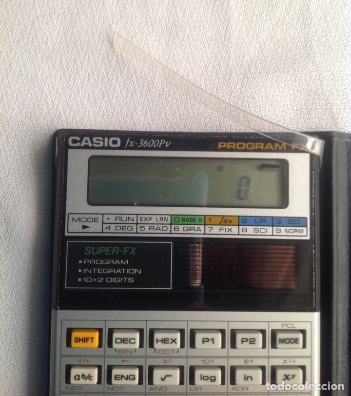 Coleccionismo: CALCULADORA CASIO FX-3600Pv, PROGRAM FX, FUNCIONANDO - Foto 5