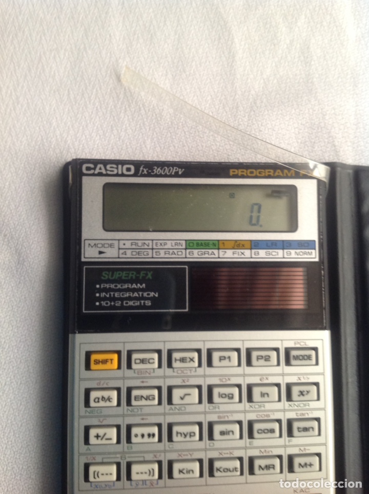 Coleccionismo: CALCULADORA CASIO FX-3600Pv, PROGRAM FX, FUNCIONANDO - Foto 7