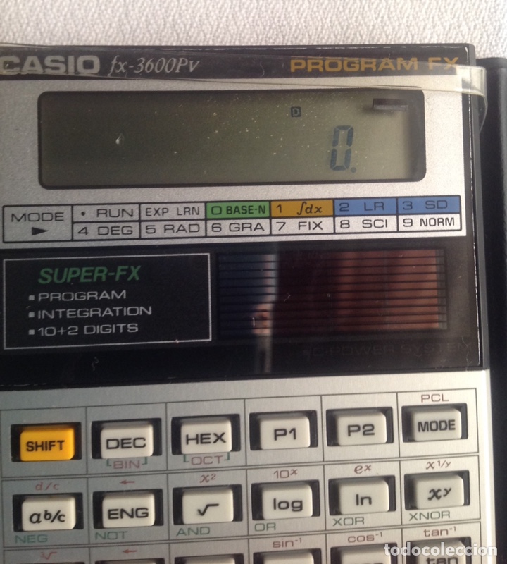 Coleccionismo: CALCULADORA CASIO FX-3600Pv, PROGRAM FX, FUNCIONANDO - Foto 13
