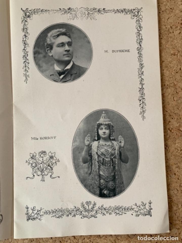 Coleccionismo: Programa de mano del Theatre National de l&rsquo;Op&eacute;ra-Comique 1908 - Foto 4