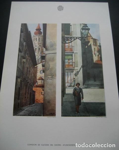 Coleccionismo: Ambrosio Ruste: CALLE DE DORMER Y CALLE DE SAN VALERO. Zaragoza