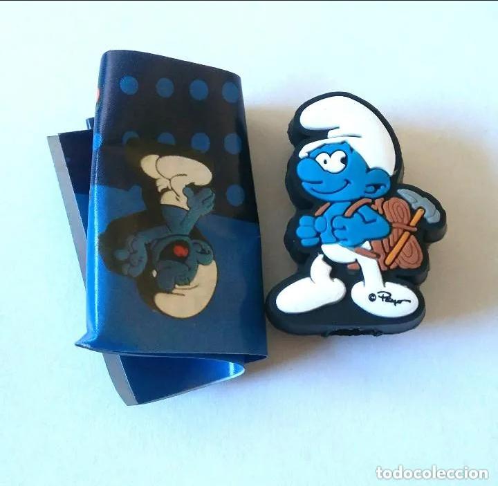 Coleccionismo: pentop pen top smurfs pitufos hacendado mercadona mu&ntilde;eco figura monta&ntilde;ero topper alpinista bpz papel