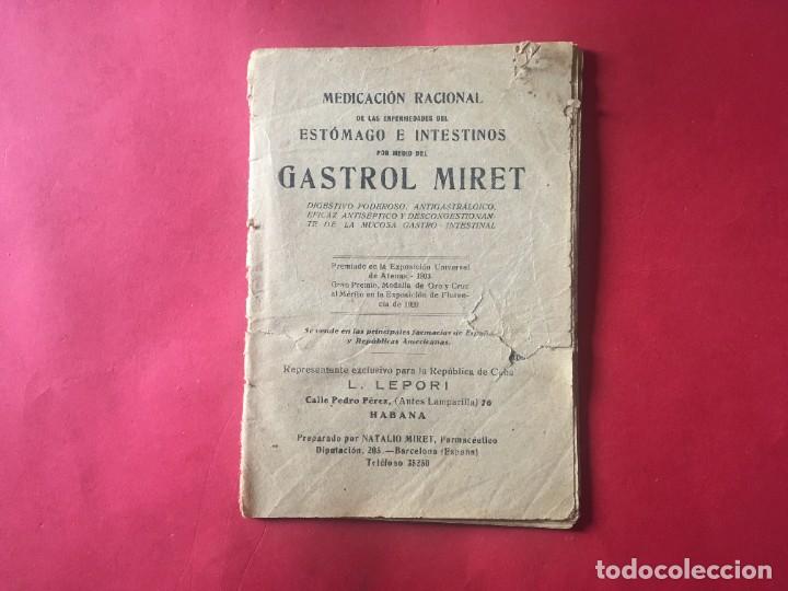 Coleccionismo: Gastrol Miret libreto medicacion racional,folleto informativo sobre estomago e intestinos 32 paginas