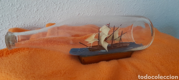 Coleccionismo: Botella con barco - Foto 2