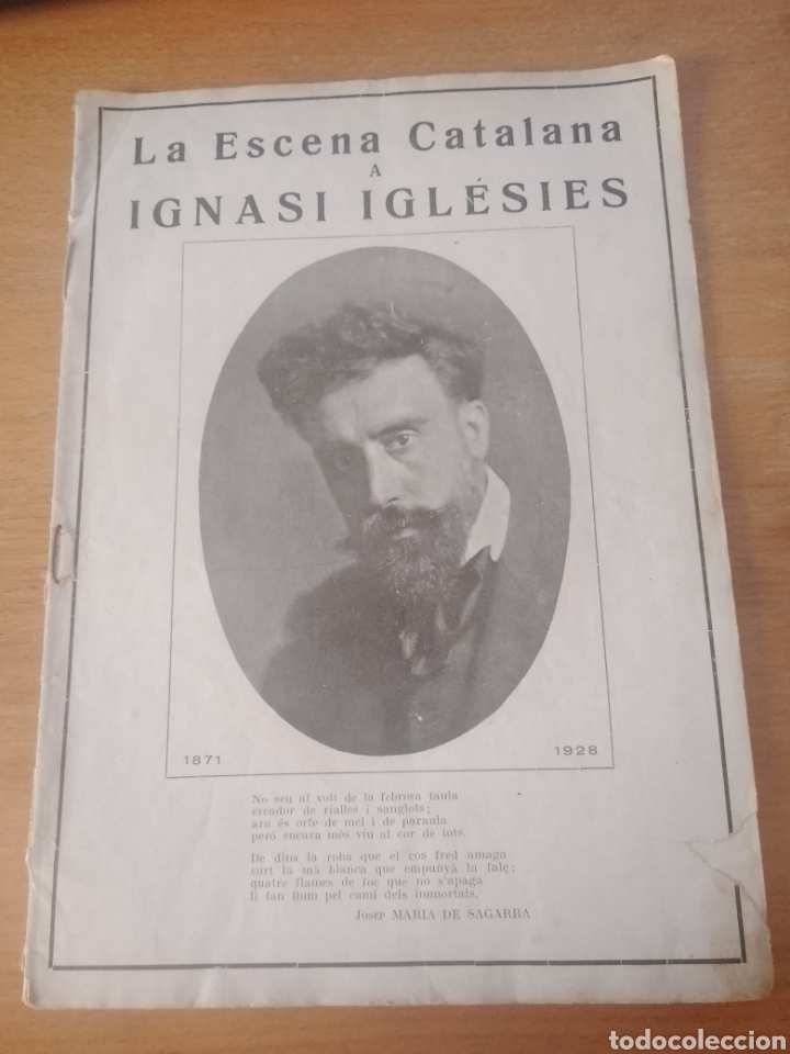Coleccionismo: SANT ANDREU DE PALOMAR-IGNASI IGLESIES-LA ESCENA CATALANA-ANY 1928