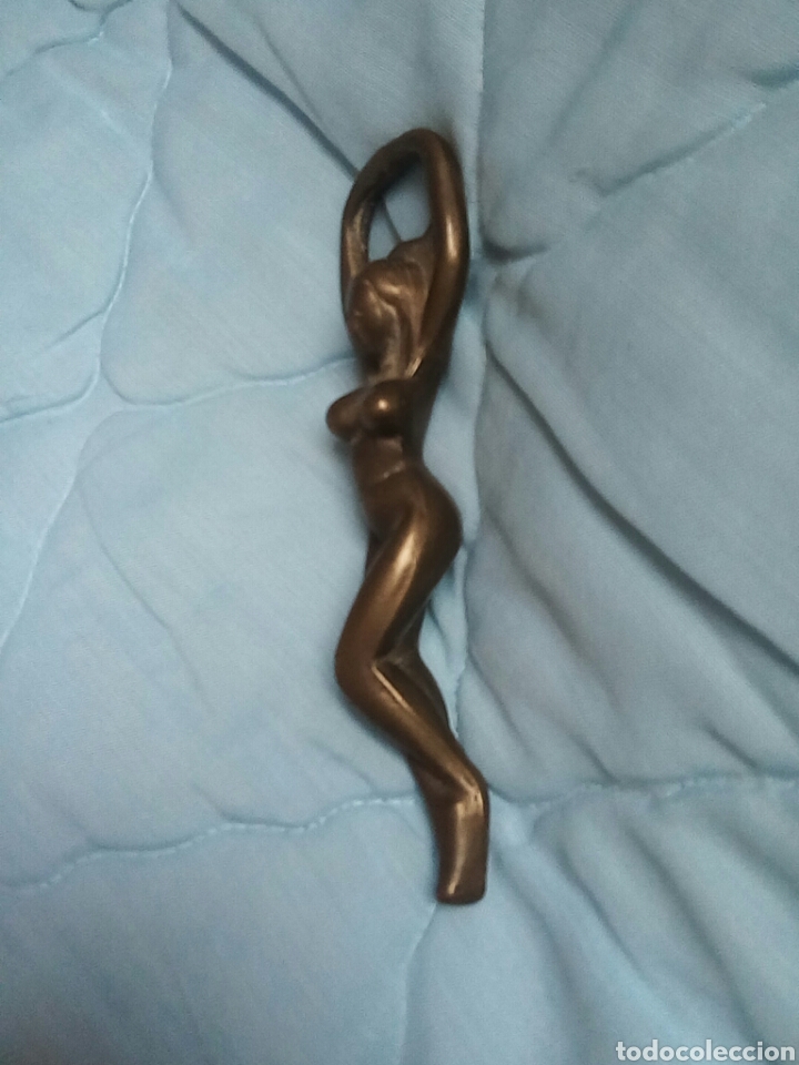 Coleccionismo: Abridor de botellas bronce - Foto 5