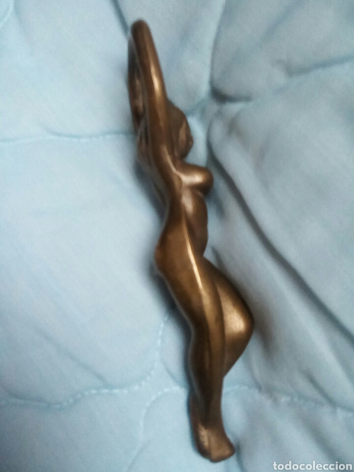 Coleccionismo: Abridor de botellas bronce - Foto 6
