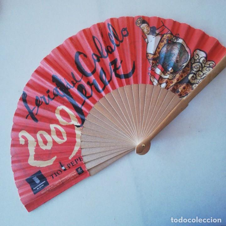 Coleccionismo: Abanico feria del caballo Jerez 2009 dedicada al comit&eacute; copa de la paz f&uacute;tbol Corea del sur