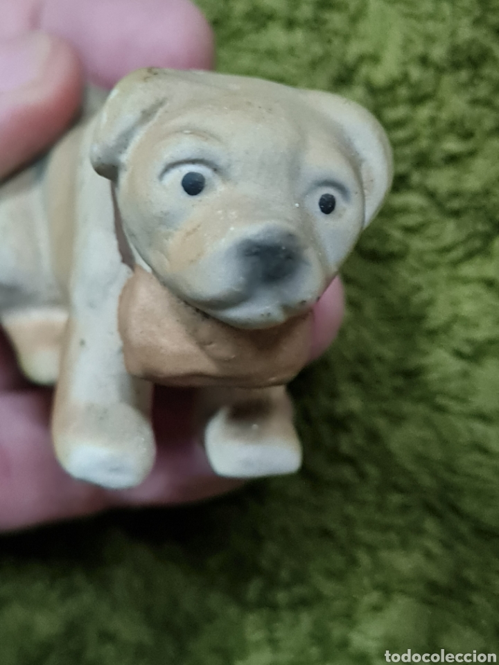 Coleccionismo: Perro de biscuit,antiguo - Foto 3