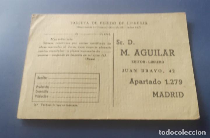 Coleccionismo: hoja de pedido de libreria de 1945 - Foto 1
