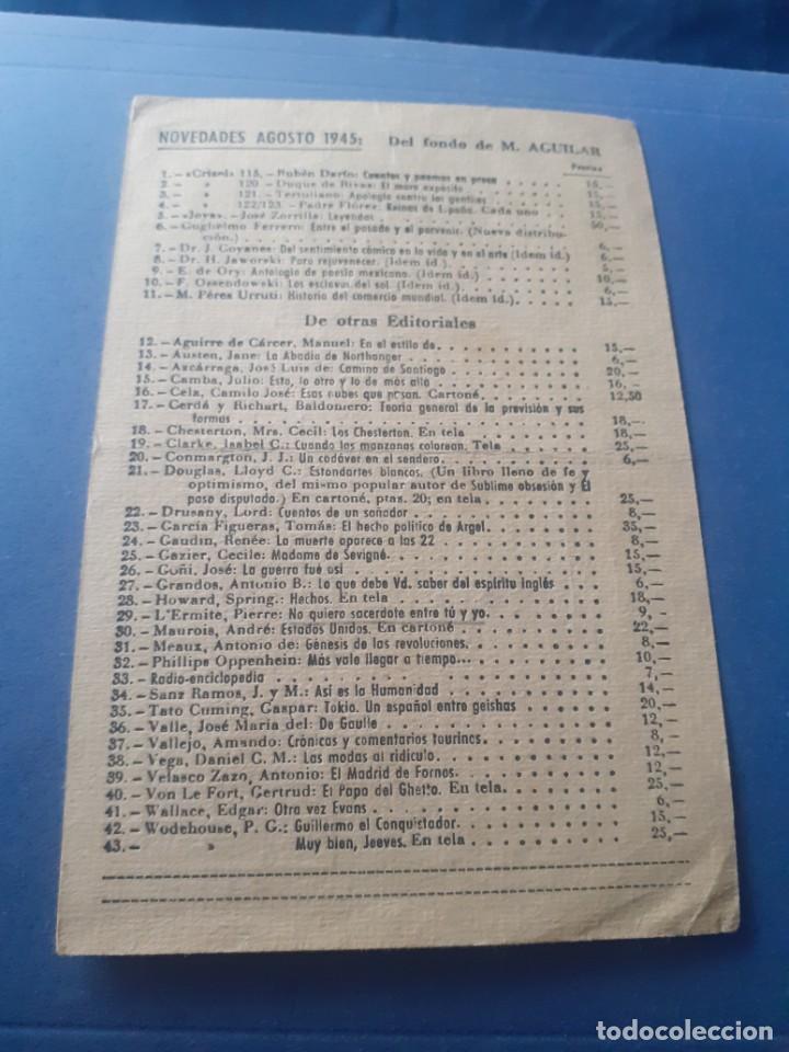 Coleccionismo: hoja de pedido de libreria de 1945 - Foto 2