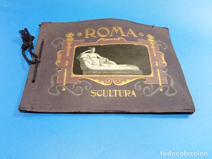 Sammelleidenschaft Papier: FOLLETO IM&Aacute;GENES. ROMA. SCULTURA. 36 VISTAS. 23 X 17 CM