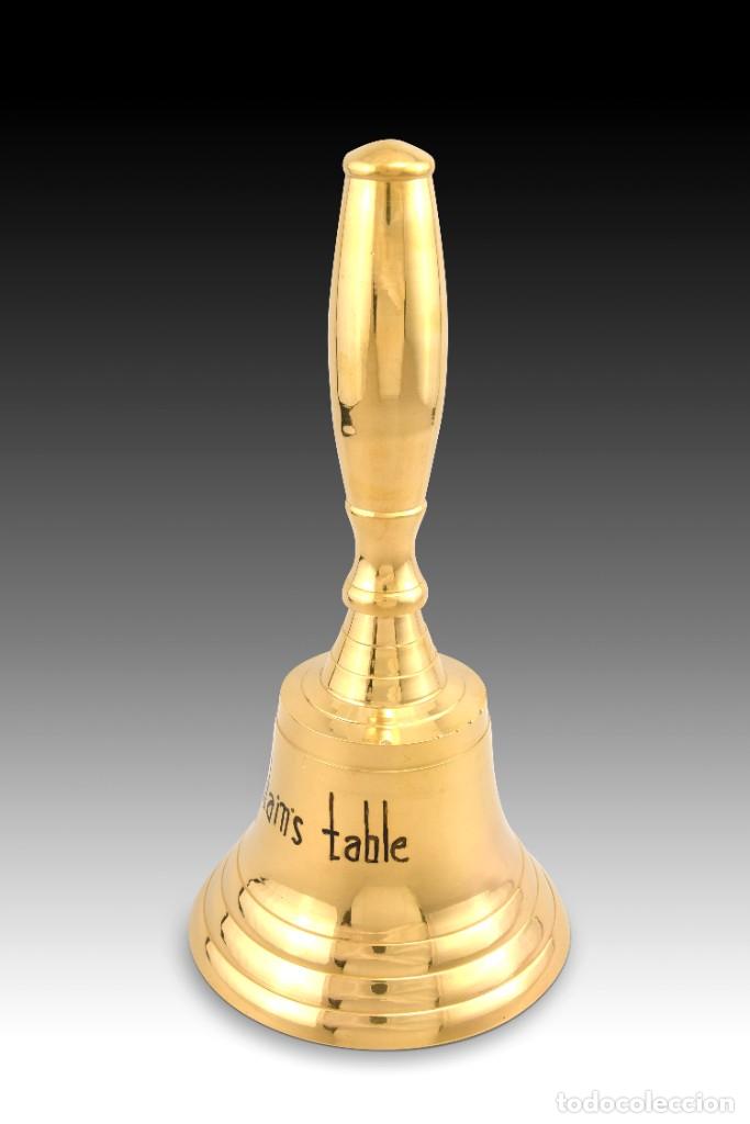 Coleccionismo: Campanilla de mano de metal. - Foto 5