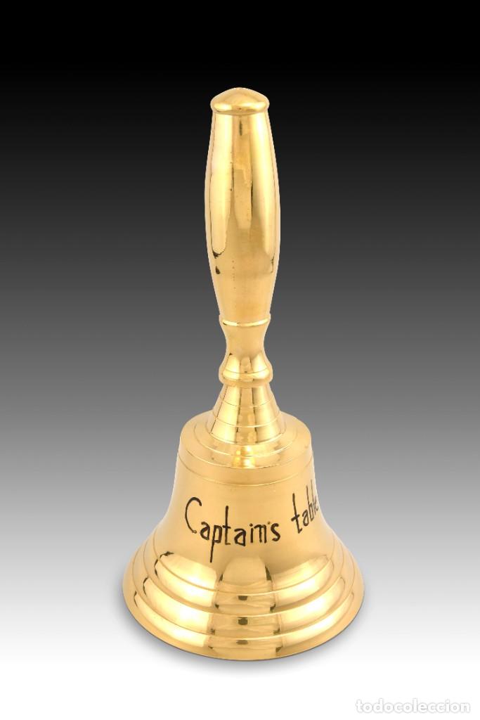 Coleccionismo: Campanilla de mano de metal. - Foto 6