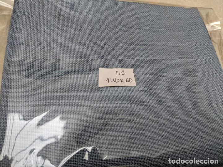 Coleccionismo: RETAL AZUL CLARO 140 X 60