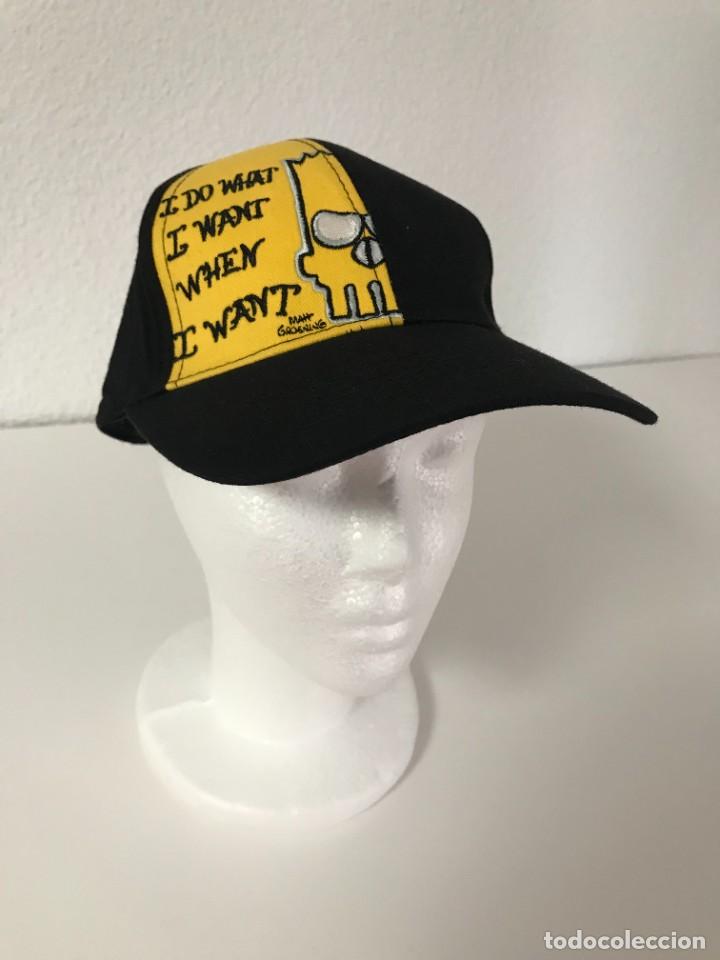 Coleccionismo: GORRA LOS SIMPSONS - GORRAS, LOGO BORDADO NEGRO, (2)