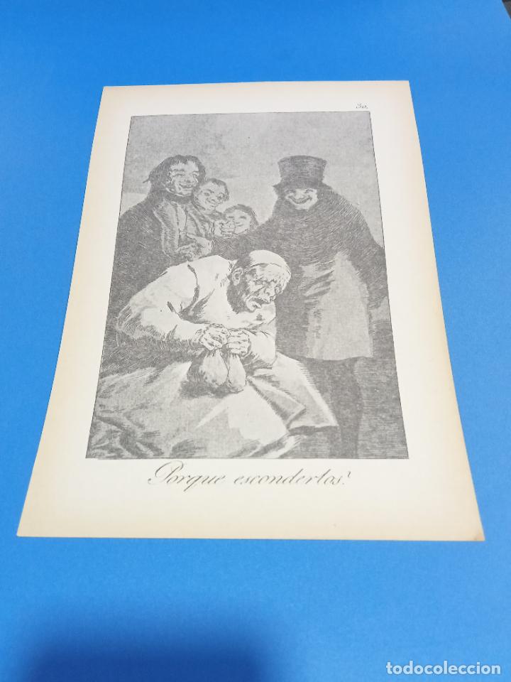 Coleccionismo: LAMINA. LOS CAPRICHOS DE GOYA. N&ordm; 30. PORQUE ESCONDERLOS?. 17 X 24 CM