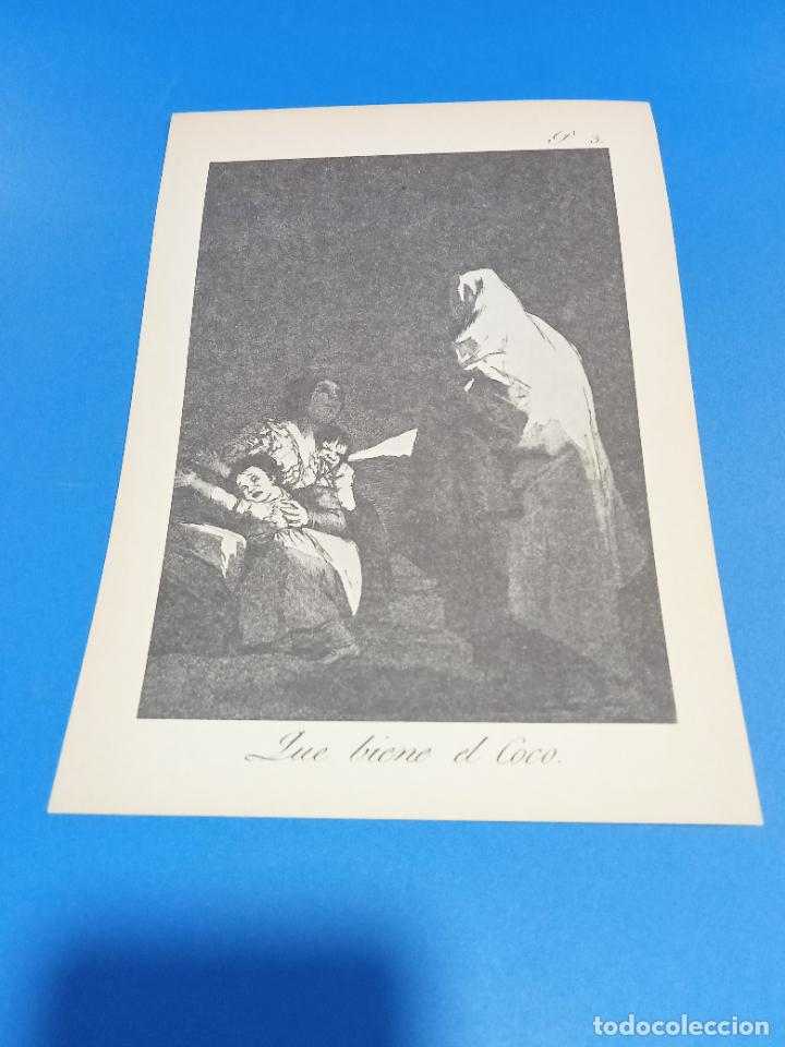 Collezionismo: LAMINA. LOS CAPRICHOS DE GOYA. N&ordm; 3. QUE BIENE EL COCO. 17 X 24 CM