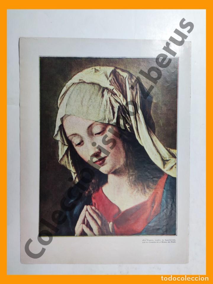 Coleccionismo: L&aacute;mina - La Virgen, cuadro de Sassoferrato (Museo del Prado)