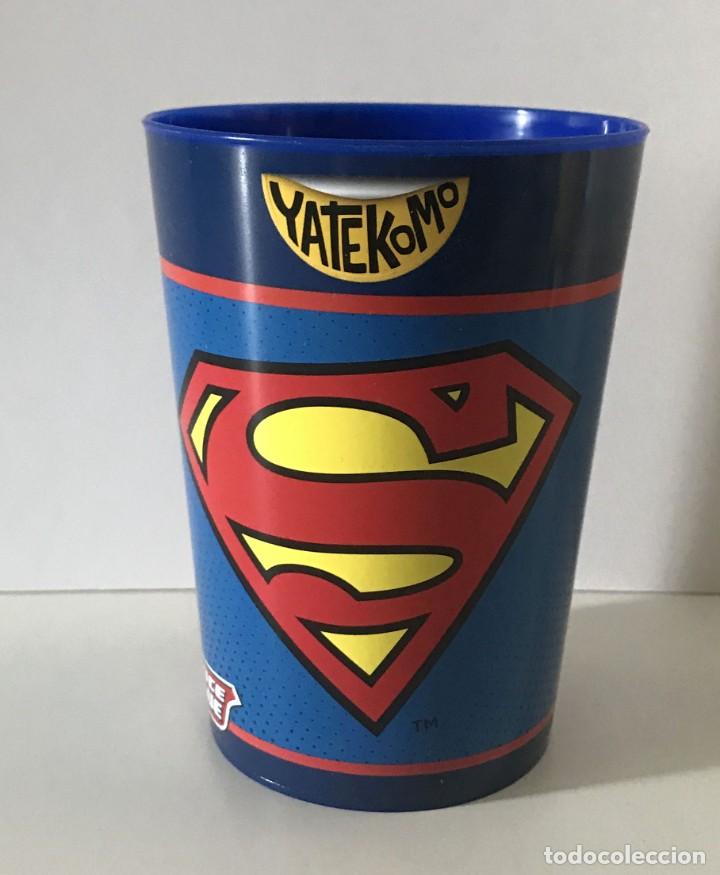 Coleccionismo: VASO YATEKOMO, LIGA DE LA JUSTICIA, SUPERMAN, 12 CMS VASOS