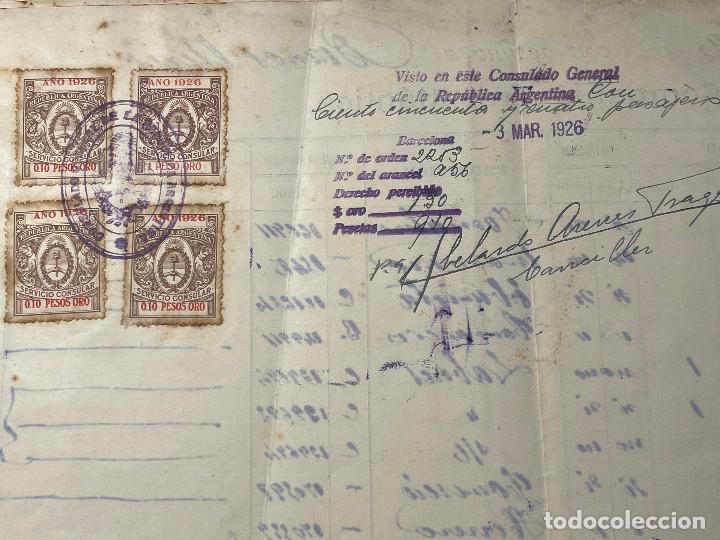 Coleccionismo: ANTIGUA RELACI&Oacute;N EMIGRANTES VAPOR REINA VICTORIA EUGENIA.BARCELONA. 1926 (D00003) @